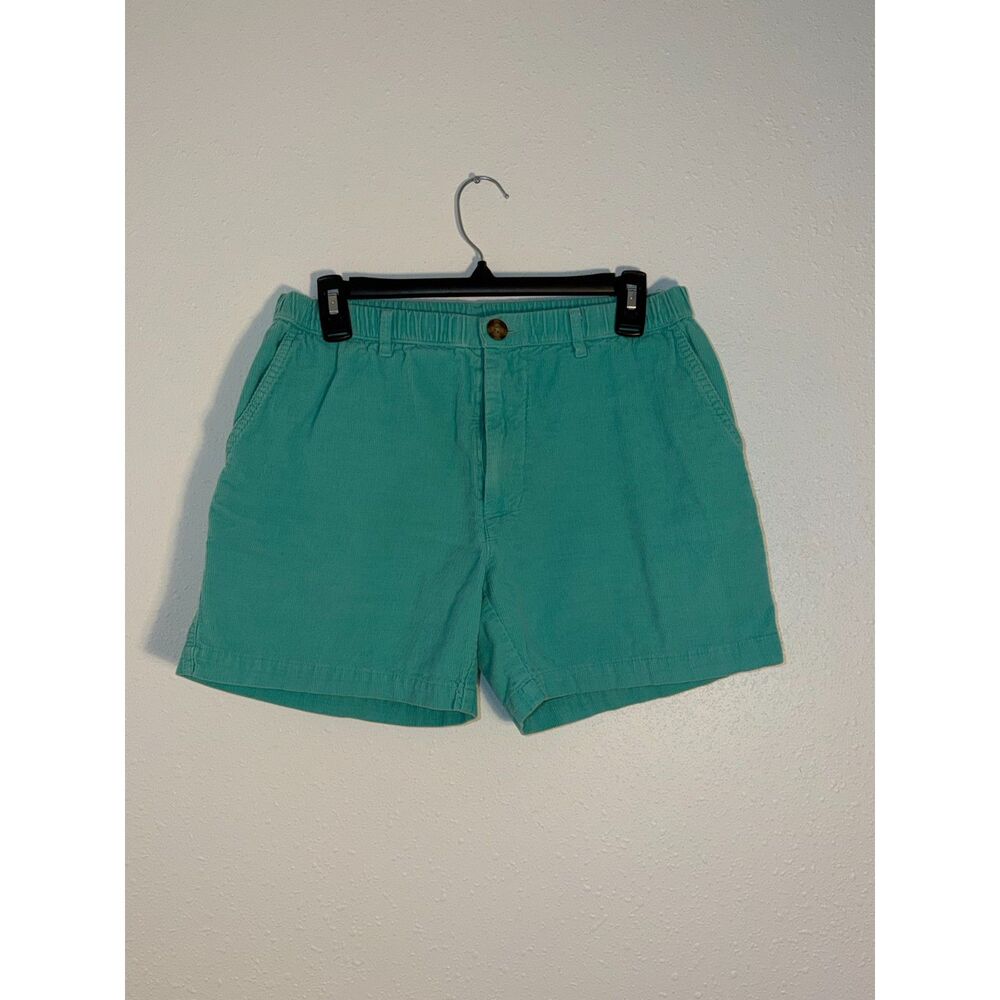 Chubbies Teal Corduroy Shorts Men’s Medium 100% Cotton Made in USA